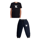 Conjunto Camiseta + Calça Personagens Homem Aranha Infantil