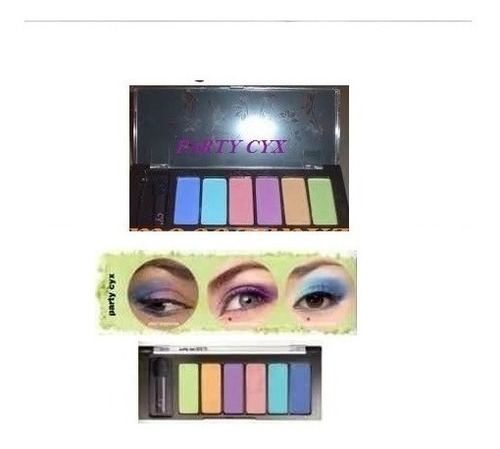 Sombras De Ojos De 6 Colores Cyzone Color Party Six