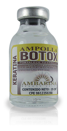 Ampolla Capilar Botox Keratina 25ml Amb - mL a $737