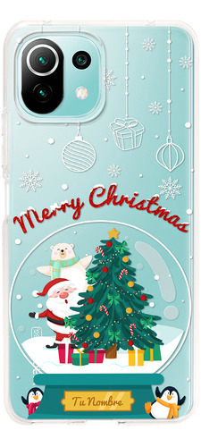 Funda Para Xiaomi  Santa Claus Navidad Con Tu Nombre