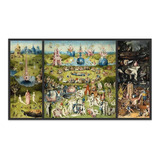 Cuadro Canvas El Jardin De Las Delicias Bosch 40x70 M Y C