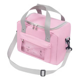 Necessaire Lancheira Termica Bolsa Viagem Marmita Academia Cor Rosa Bebê