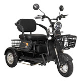 Triciclo Elétrico Duos Zube-350 500w Cinza Três Assentos Ww