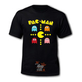 Polera Estampada, Pac Man, Playstation, Atari, Gamer, Xxxxl