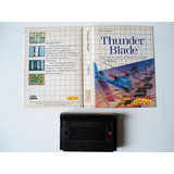 Cartucho Master System Thunder Blade Capa E Estojo Original