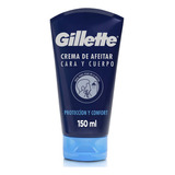 Crema Para Afeitar Gillette Cara Y Cuerpo Aloe Vera 150 Ml