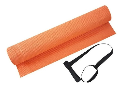 Mat Yoga Drb Colchoneta Eva 4mm Pilates Fitness Tyttennis Color Naranja