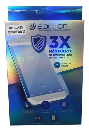 Vidrio Templado C/uv Samsung Note 10,20  Dome Glass+insta