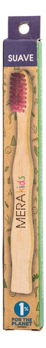 Meraki Cepillo De Dientes Eco Friendly Bambu Biodegradable Tipo Kids Suave - Violeta