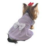 Vestido Para Cachorros Gatos, Roupa Pet Fêmea, Tam 3