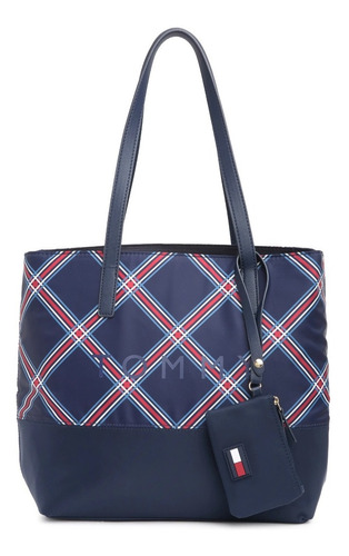 Bolsa Tote Tommy Hilfiger + Zip Pouch Nailon Original