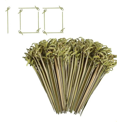 [gm] 200 Brochetas De Bambú Para Decorar Cócteles Y Frutas,