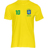 Camiseta Feminina Baby Look Brasil Personalizada Nome