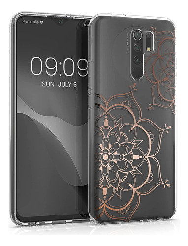 Funda Transparente Xiaomi Redmi 9 - Tpu - Flowers T