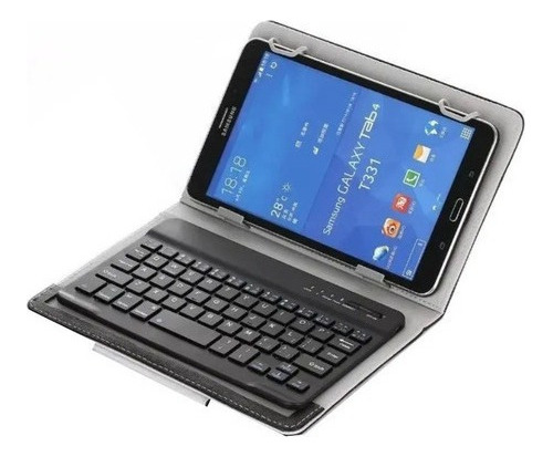 Funda Universal W/teclado Bluetooth Para Tablet 7 -8