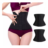 2 Pcs Corset Modeladora Faja Cinturilla Colombiana Lenceria