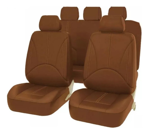 Funda De Asiento Cuero Coche Universal Con Cremallera 11 Pcs