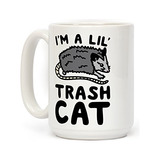 Taza Caf Gato Basura 15 Onzas