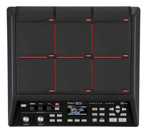 Bateria Eletrônica Spd Sx Roland Sampling Pad Com Cor Preto