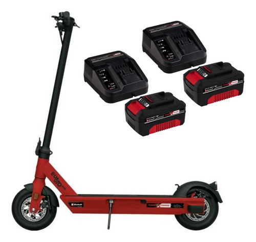 Scooter Elmoto Kick 36v + Batería 4,0ah Y Cargador Einhell 