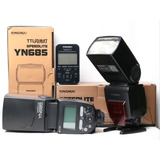 Flash Youngnuo Ttl Y Disparador Kit Para Canon