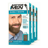 Just For Men Tinte Barba/bigote Castaño Medio 3pz