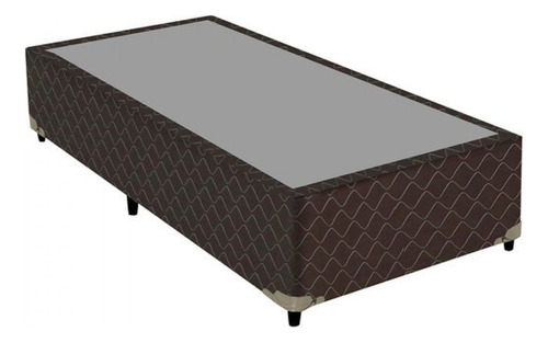 Base Para Cama Box Solteiro Gazin New Supremo - 88x188 Cor Marrom