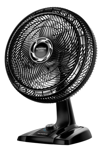 Ventilador De Mesa Mondial 40cm Turbo 127v Preto - Vt-40-nb Pás Cinza Diâmetro 40 Cm Frequência 60 Hz Material Das Pás Plástico Quantidade De Pás 6 110v