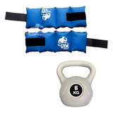 Kit Set Entrenamiento Rusa 6kg + Par Tobilleras 2kg