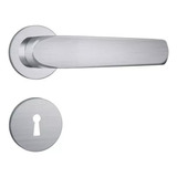 Fechadura Stam Interna 813/09 Roseta Redonda Inox Escovado