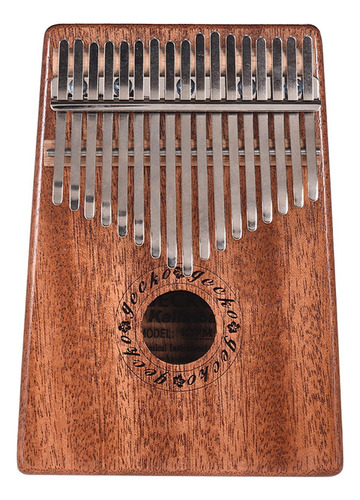 Kalimba Gecko K17m De Madera De Caoba Con 17 Teclas