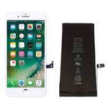 Tela Display Touch Para iPhone 8 8g Branco + Tampa + Bateria
