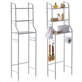 Rack Estante Lavanderia Prateleira Organizador Metal Casa Cor Branco