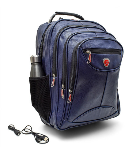 Mochila Executiva Viagem Grande 50l Porta Notebook Com Trava