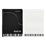 S Cuaderno Con Piano De Cola A5, 20x14 Cm, Pack De 3