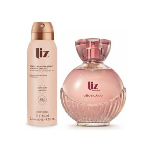 Combo Liz Sublime Deo-colônia 100ml + Aerossol 75g/125ml Feminino O Boticário.