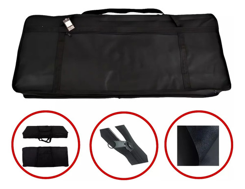 Capa Bag Para Teclado Roland Go:keys Go-61k Impermeável