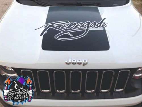 Calco Vinilo Jeep Renegade Logo Offroad