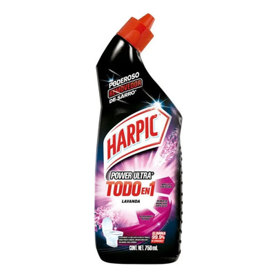 Limpiador Harpic Power Ultra Todo En 1 Lavanda Desinfectante De 750ml | MercadoLibre