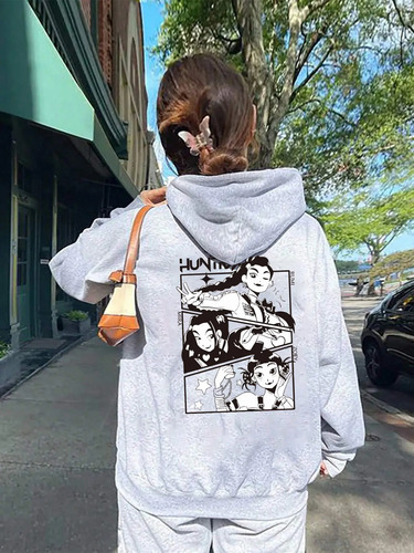 Sudadera Con Capucha Huntrix K-pop Demon Hunter Anime Casual