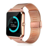 Bluetooth Smartwatch Matez60 Feminino Bronze Pulseira Extra 