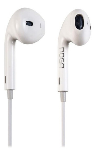 Auriculares Celular In Ear Manos Libres Noga Ng-5448 Cable Control iPhone Android Samsung Slim