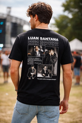 Camisa Camiseta Luan Santana Luanete Fã Club Show Rodeio | MercadoLivre