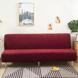 Funda Cubre Futon Elasticada Tela Gruesa Cuadrille