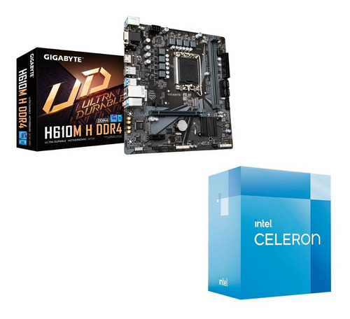 Kit Actualización Intel Celeron G6900 Gigabyte H610 Kt
