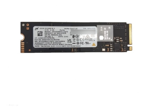 Disco Solido 512gb Ssd M2 Nvme / Micron Pull New