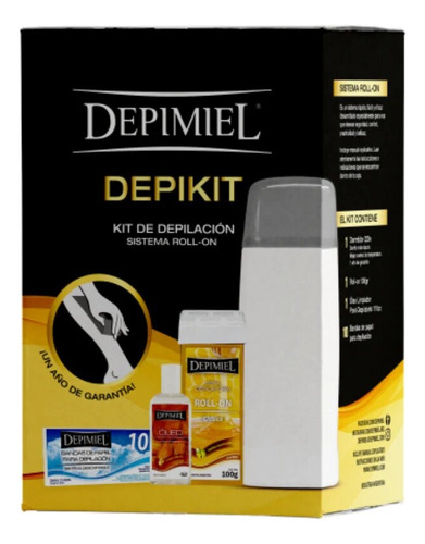 Depilacion Sistema Descartable Roll On Depimiel Depikit