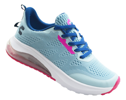 Tenis Charly Atmos Sport 1059186 Azul Running Light Dama