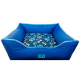 Cama Blanda Caminha Pet Gorgurinho Para Perros, Gatos Y Animales, Talla G, Color Azul