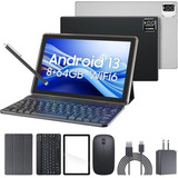 Tableta 2 En 1, Tableta Android 13 De 10 Pulgadas Con Teclad